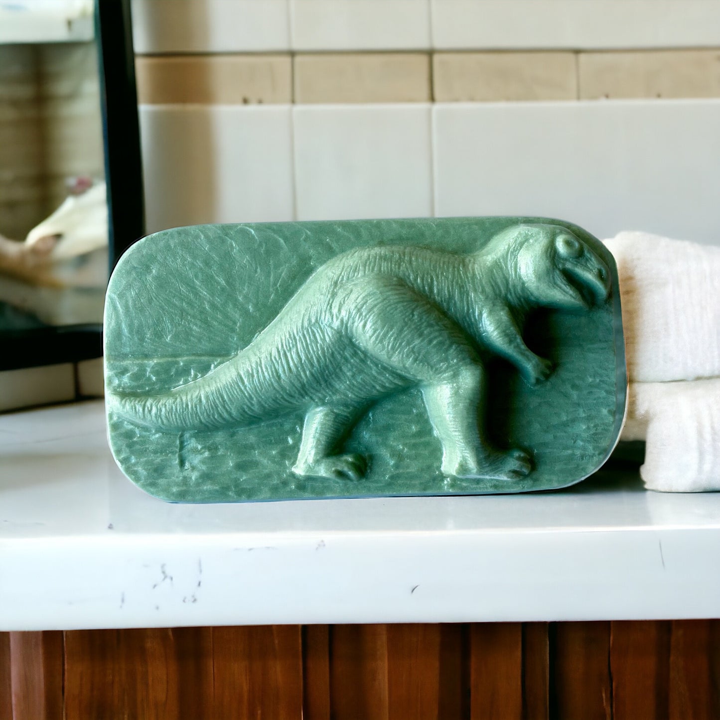 Dinosaur Goat Milk Soap- detergent free