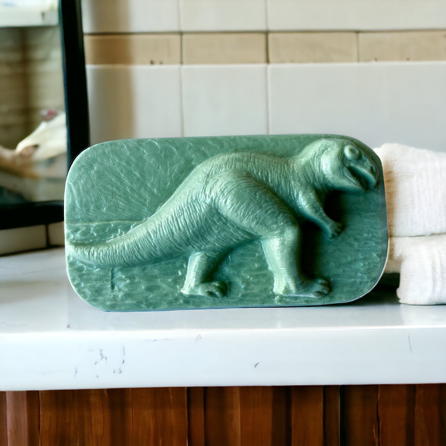 Dinosaur Goat Milk Soap- detergent free